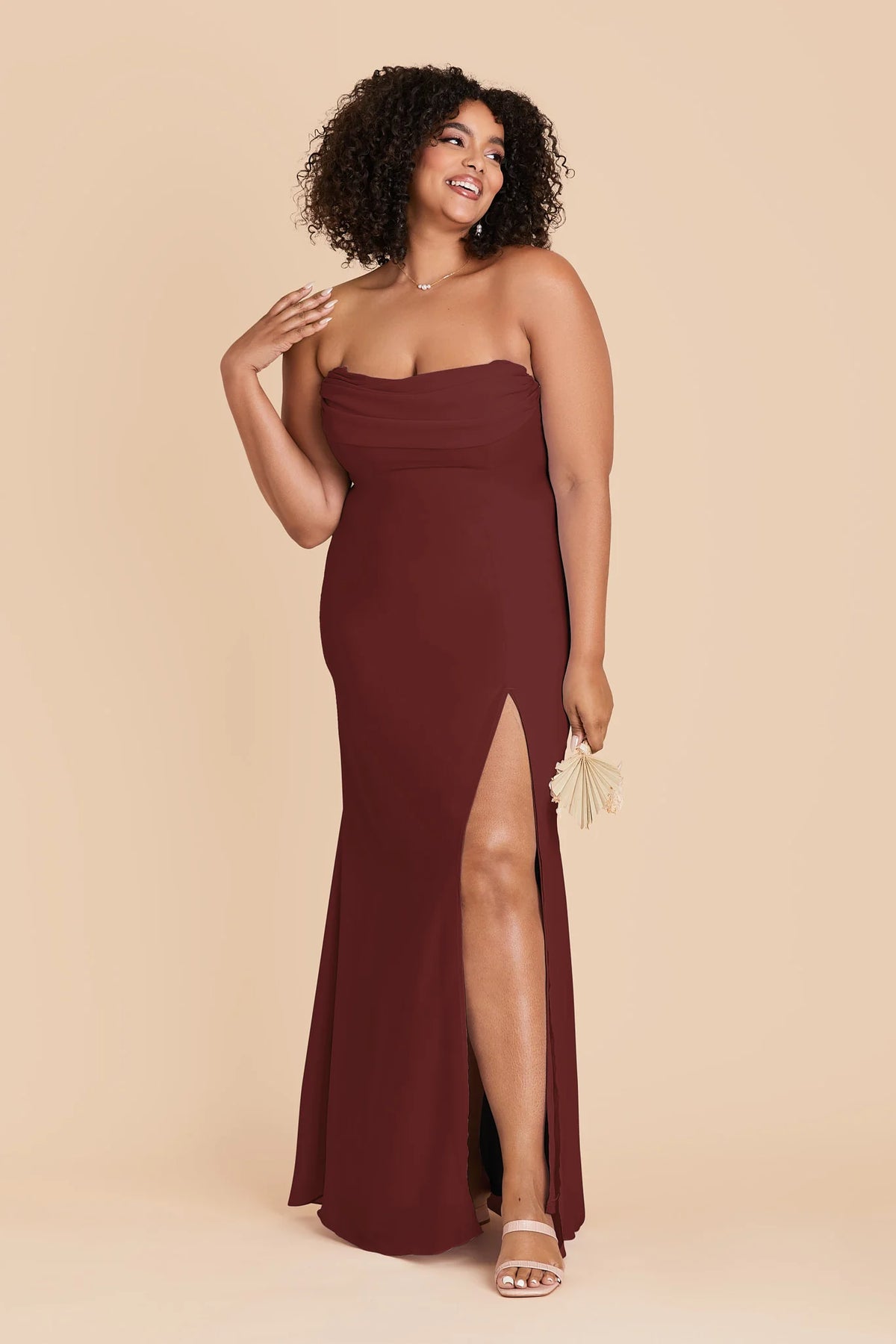Odessa Cabernet alternate view 6 bridesmaid dress