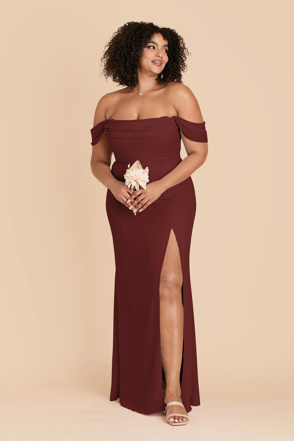 Odessa Cabernet alternate view 7 bridesmaid dress
