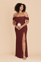 Odessa Cabernet alternate view 7 bridesmaid dress