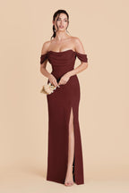 Odessa Cabernet alternate view 2 bridesmaid dress