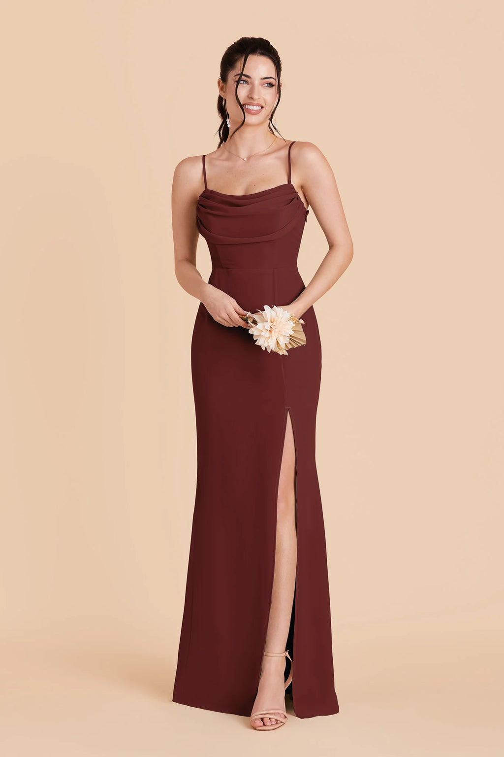 Odessa Cabernet alternate view 3 bridesmaid dress