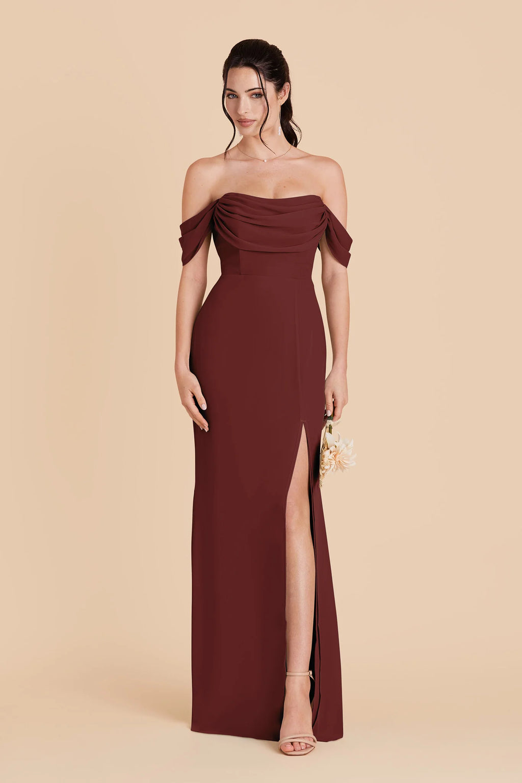Odessa Cabernet alternate view 4 bridesmaid dress