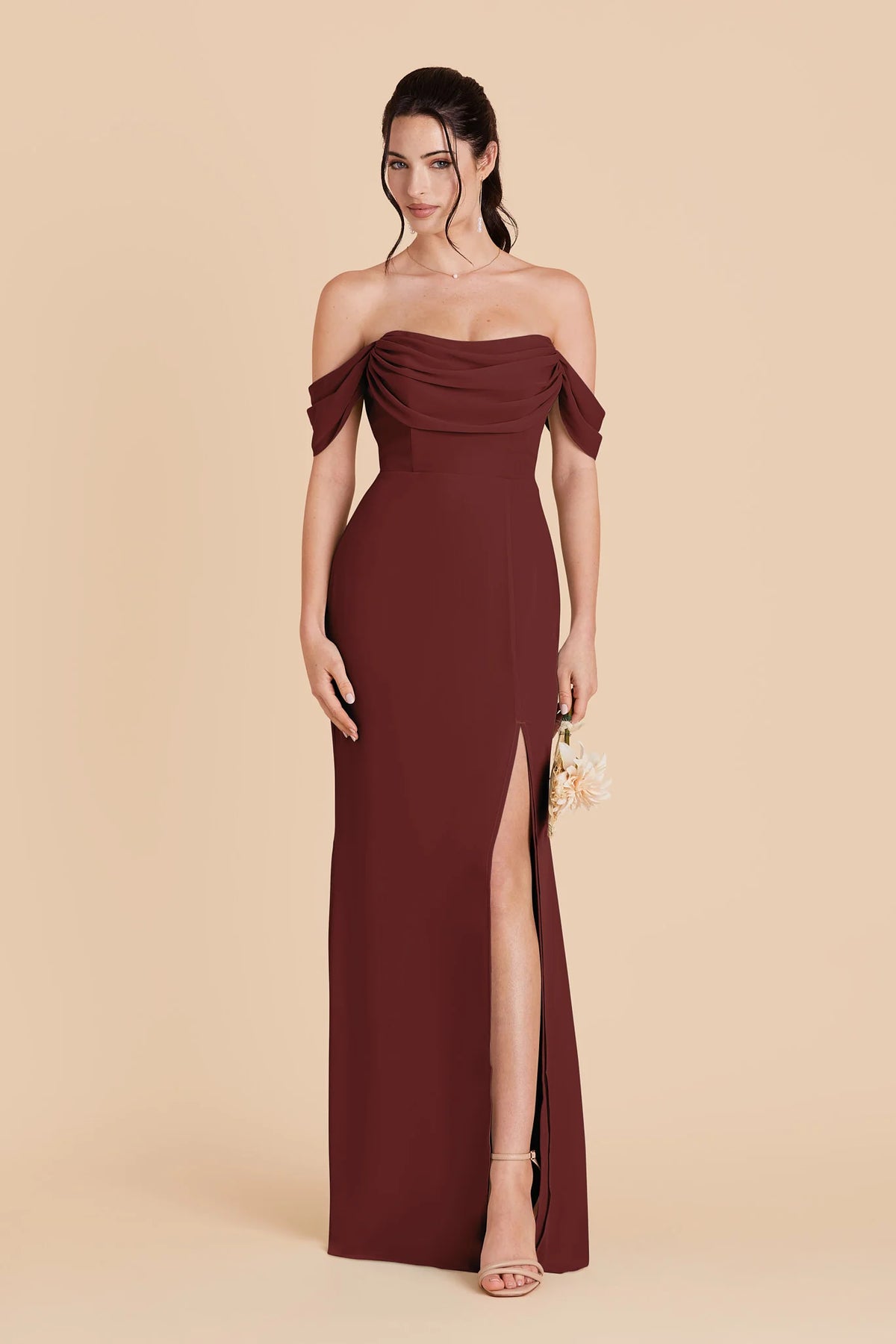 Odessa Cabernet alternate view 4 bridesmaid dress