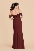 Odessa Cabernet alternate view 5 bridesmaid dress