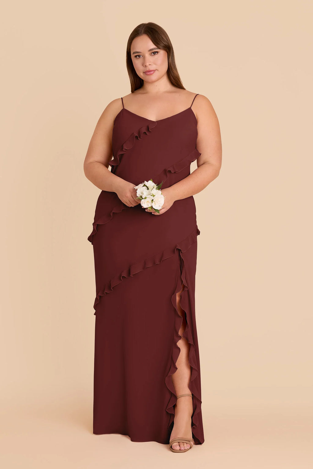 Vivienne Cabernet alternate view 1 bridesmaid dress