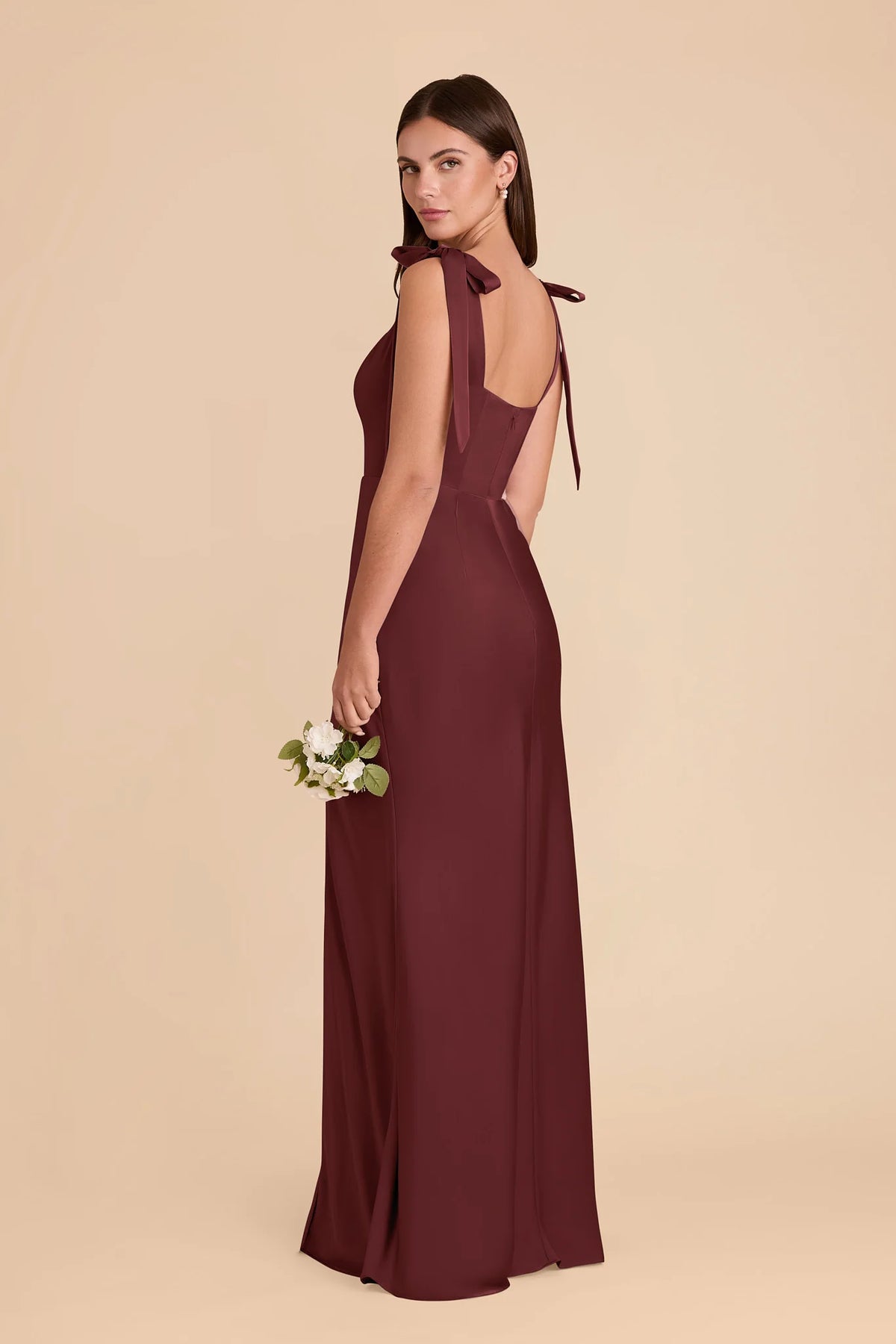 Elowen Cabernet alternate view 3 bridesmaid dress