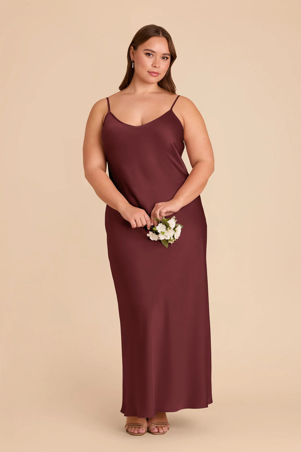 Amara Cabernet alternate view 1 bridesmaid dress