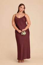 Amara Cabernet alternate view 1 bridesmaid dress
