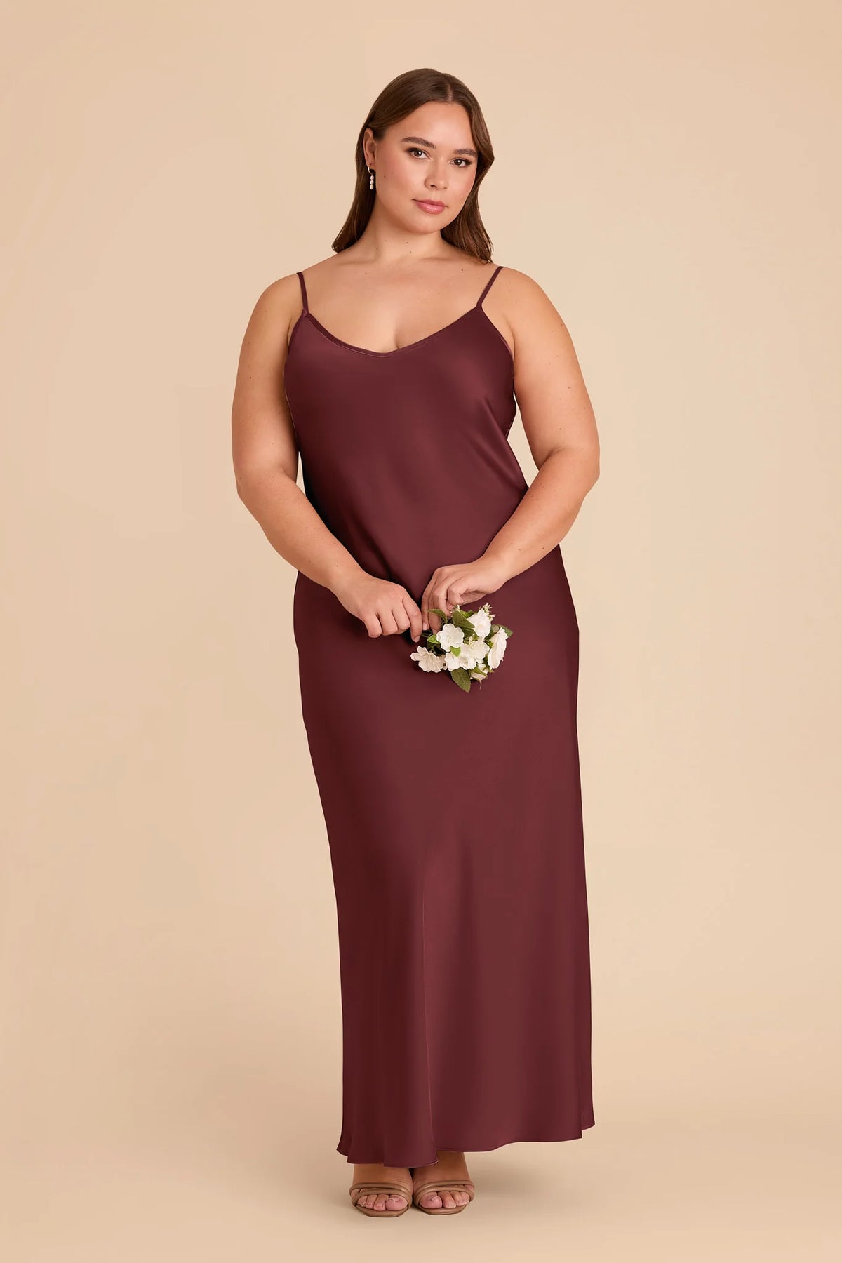 Amara Cabernet alternate view 1 bridesmaid dress
