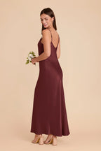 Amara Cabernet alternate view 3 bridesmaid dress