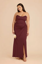 Lucienne Cabernet alternate view 5 bridesmaid dress