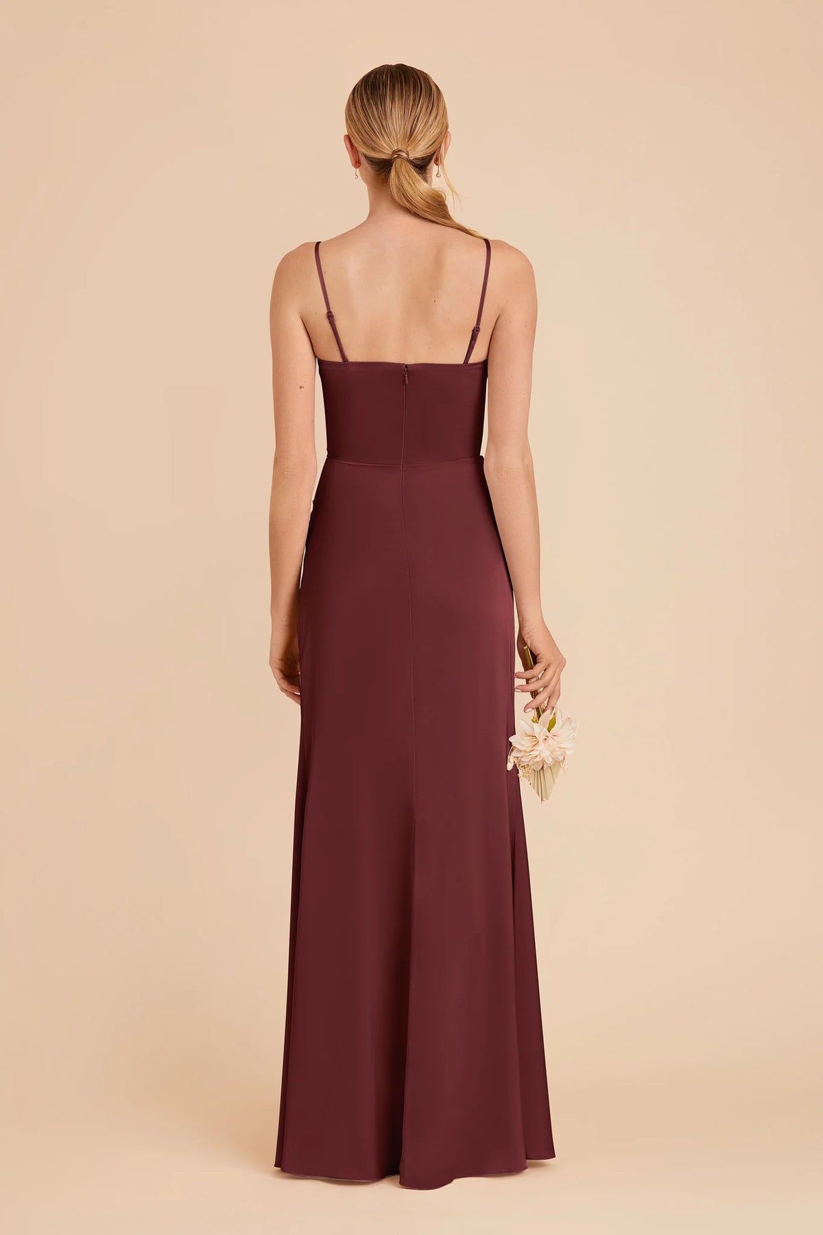 Lucienne Cabernet alternate view 4 bridesmaid dress