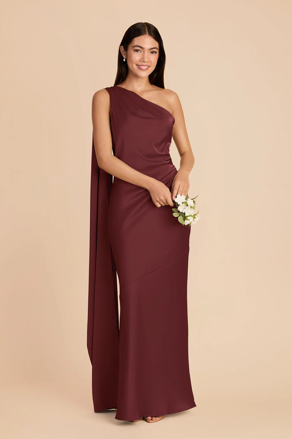 Ariadne Cabernet alternate view 1 bridesmaid dress