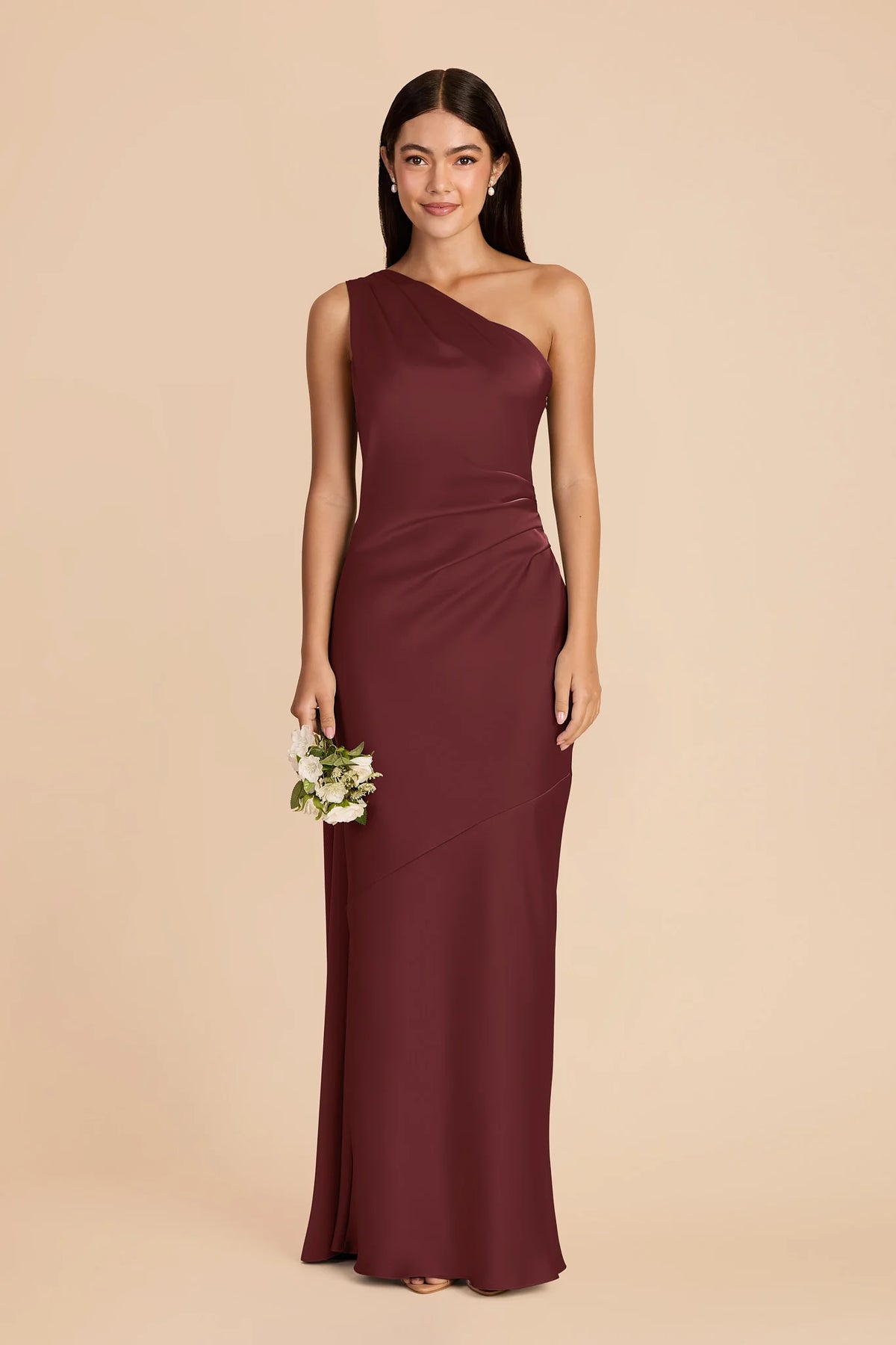 Ariadne Cabernet alternate view 2 bridesmaid dress