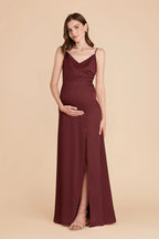 Elara Cabernet alternate view 2 bridesmaid dress