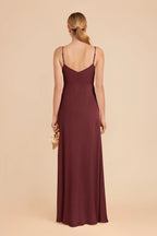 Elara Cabernet alternate view 4 bridesmaid dress