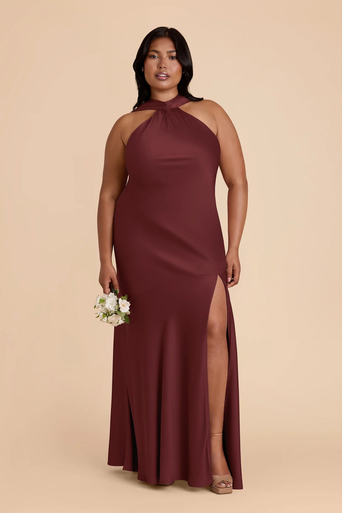 Camille Cabernet alternate view 1 bridesmaid dress
