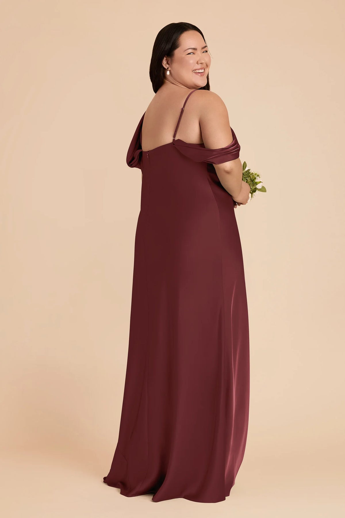 Thalia Cabernet alternate view 5 bridesmaid dress