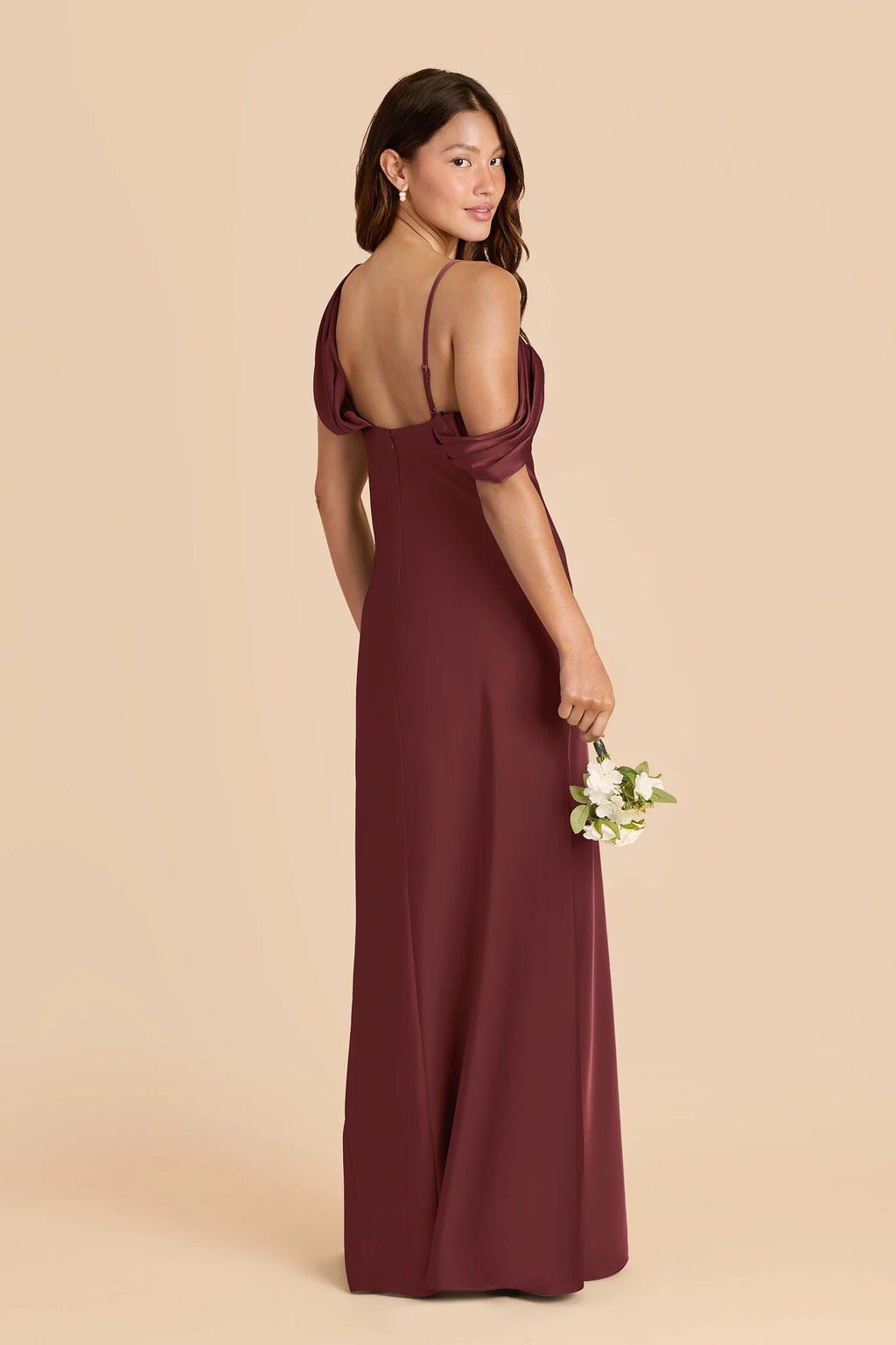 Thalia Cabernet alternate view 3 bridesmaid dress