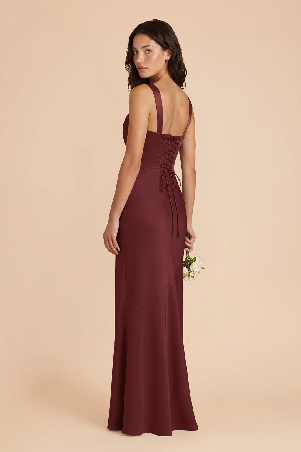Colette Cabernet alternate view 2 bridesmaid dress