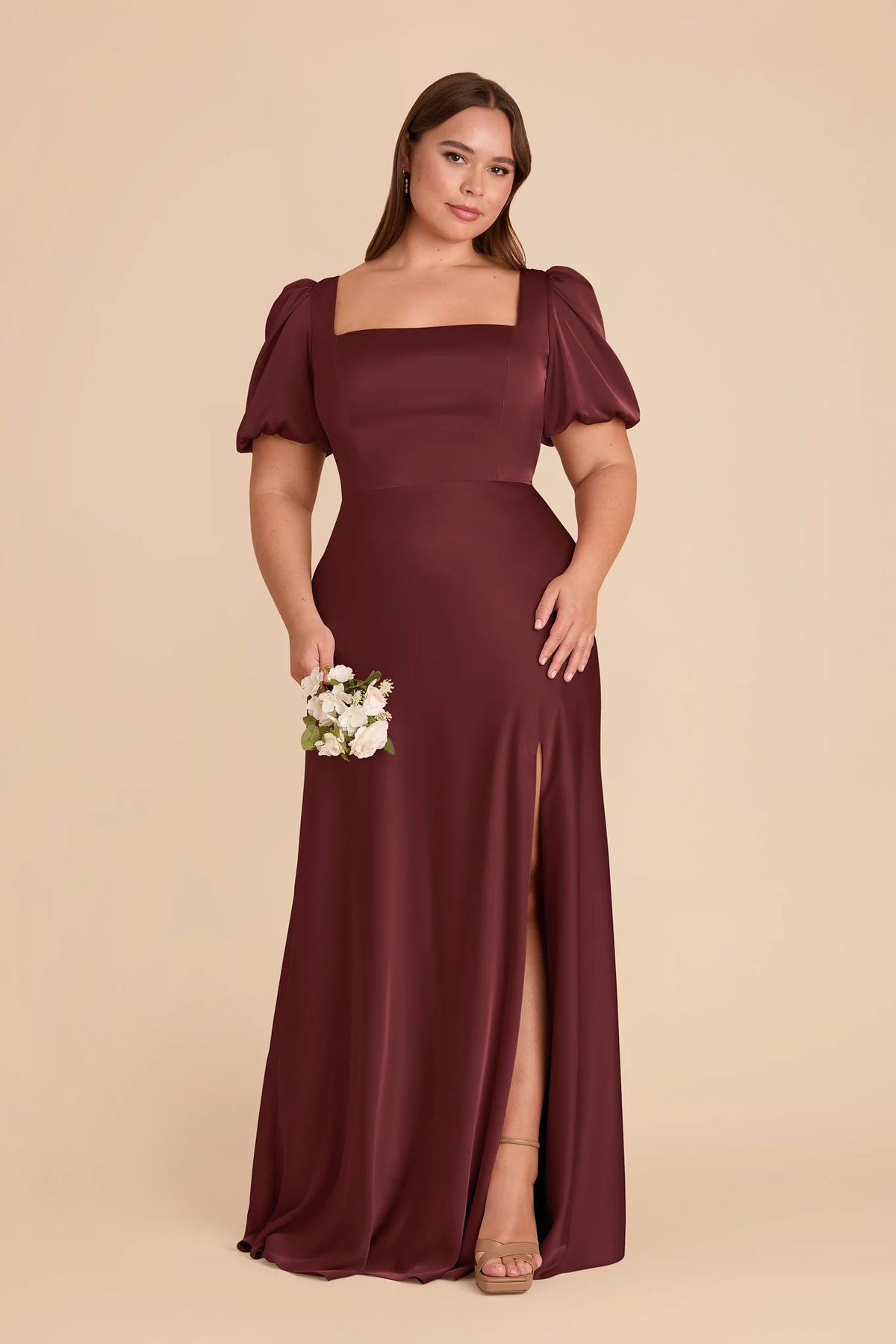 Selene Cabernet alternate view 1 bridesmaid dress