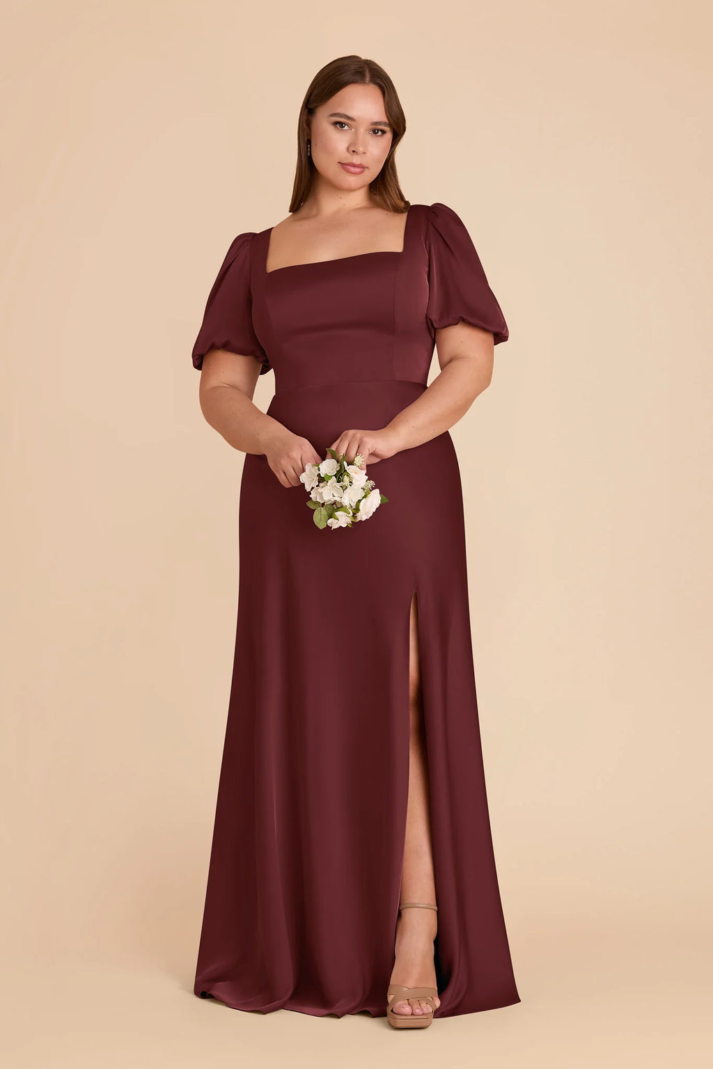 Selene Cabernet alternate view 4 bridesmaid dress
