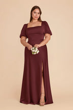 Selene Cabernet alternate view 4 bridesmaid dress