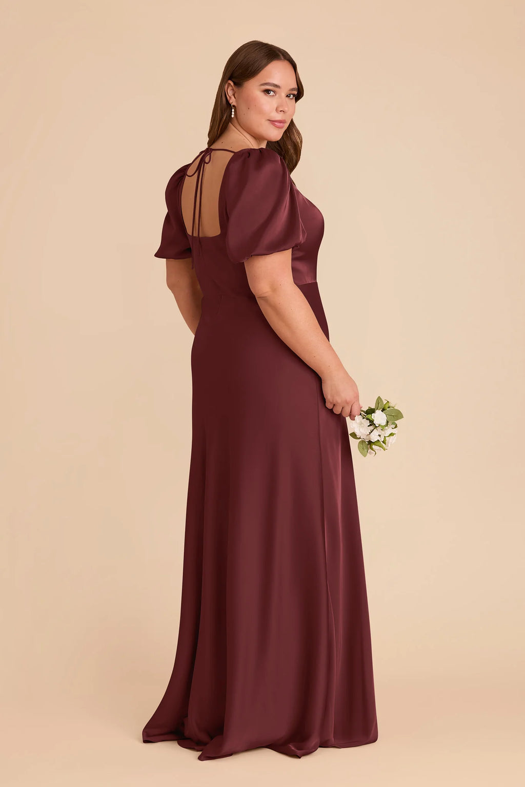 Selene Cabernet alternate view 5 bridesmaid dress