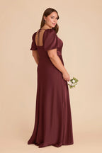 Selene Cabernet alternate view 5 bridesmaid dress