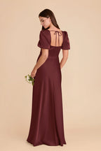 Selene Cabernet alternate view 2 bridesmaid dress