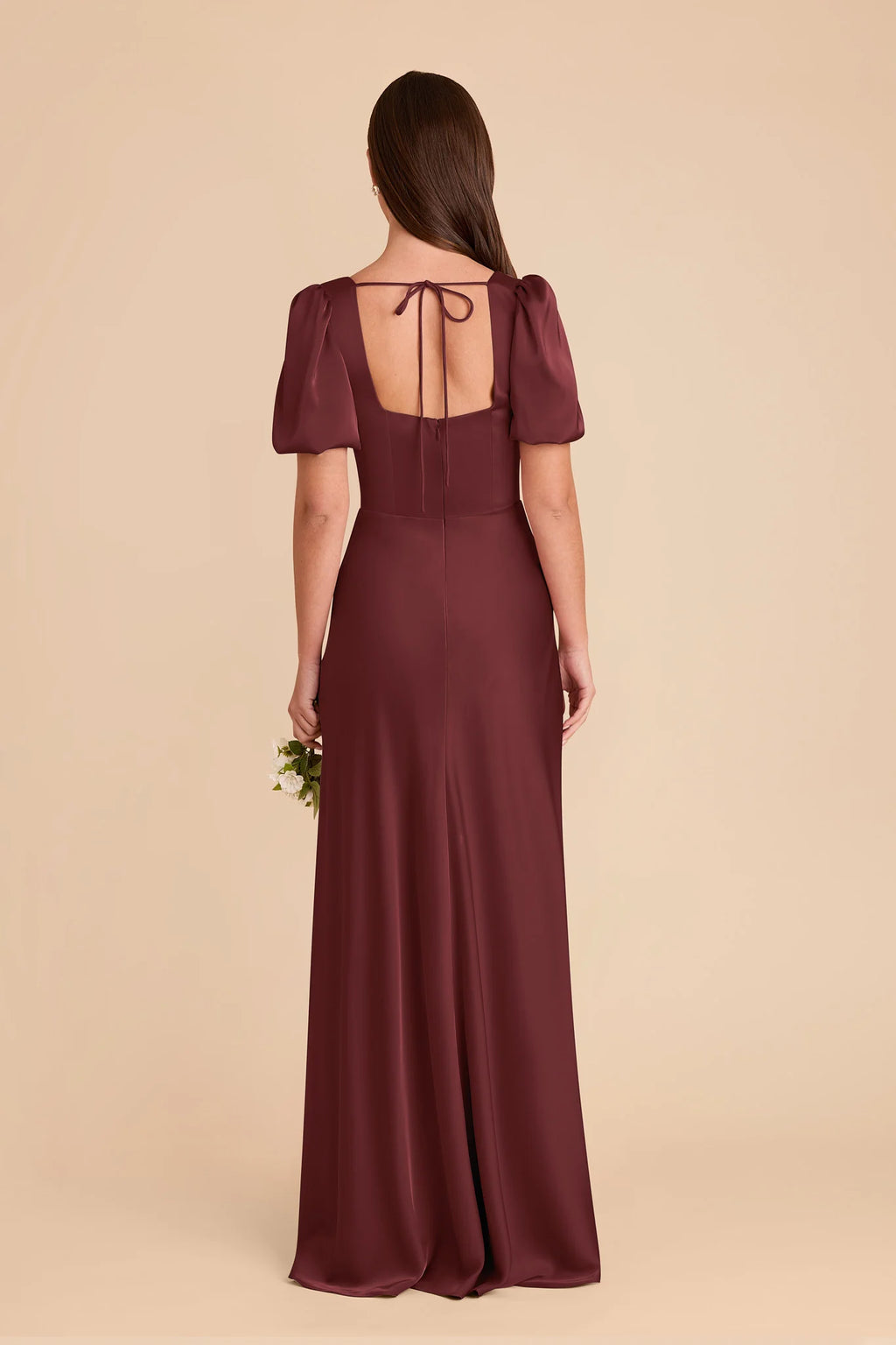 Selene Cabernet alternate view 3 bridesmaid dress