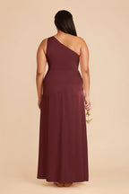 Briar Cabernet back view bridesmaid dress