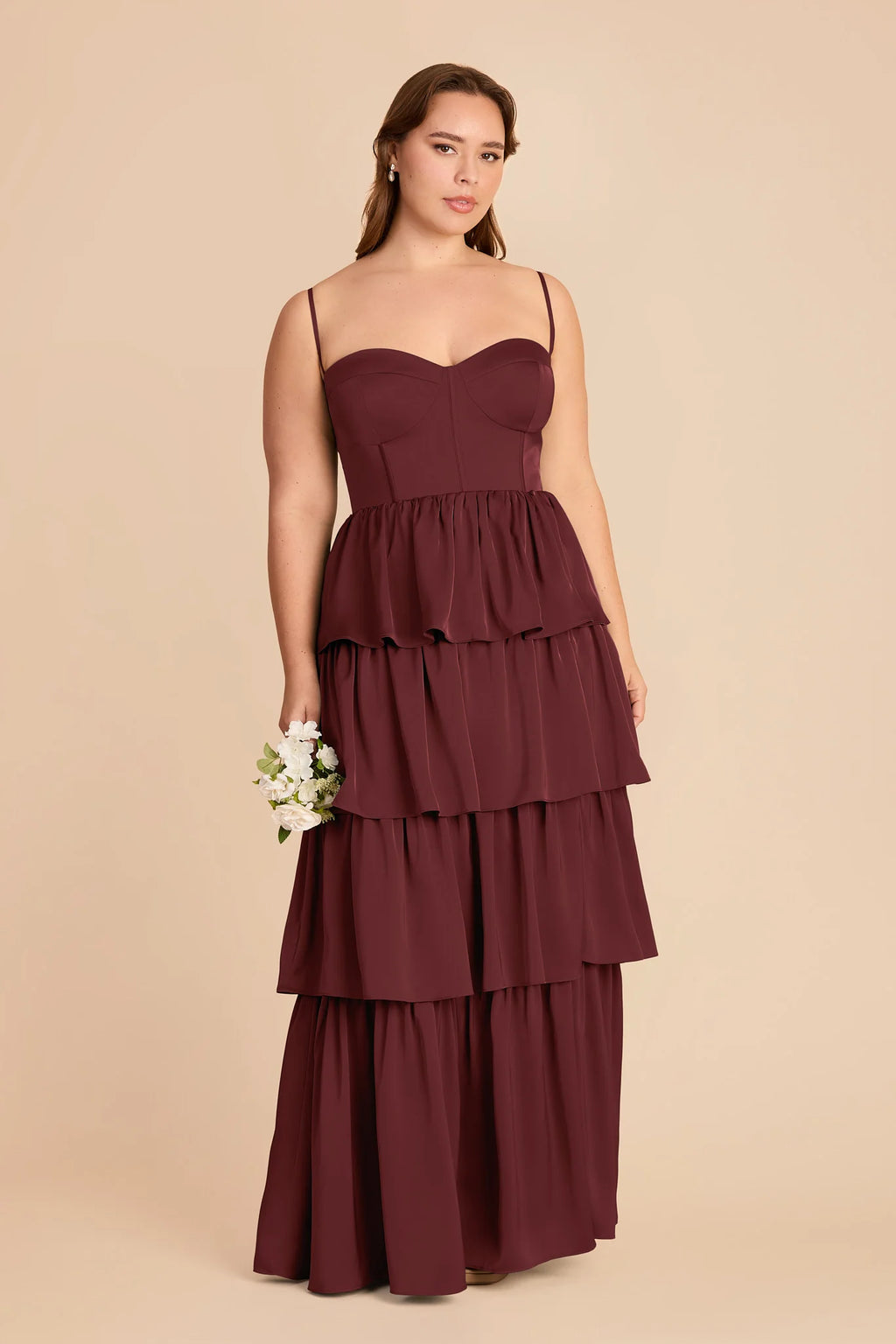 Calista Cabernet alternate view 1 bridesmaid dress
