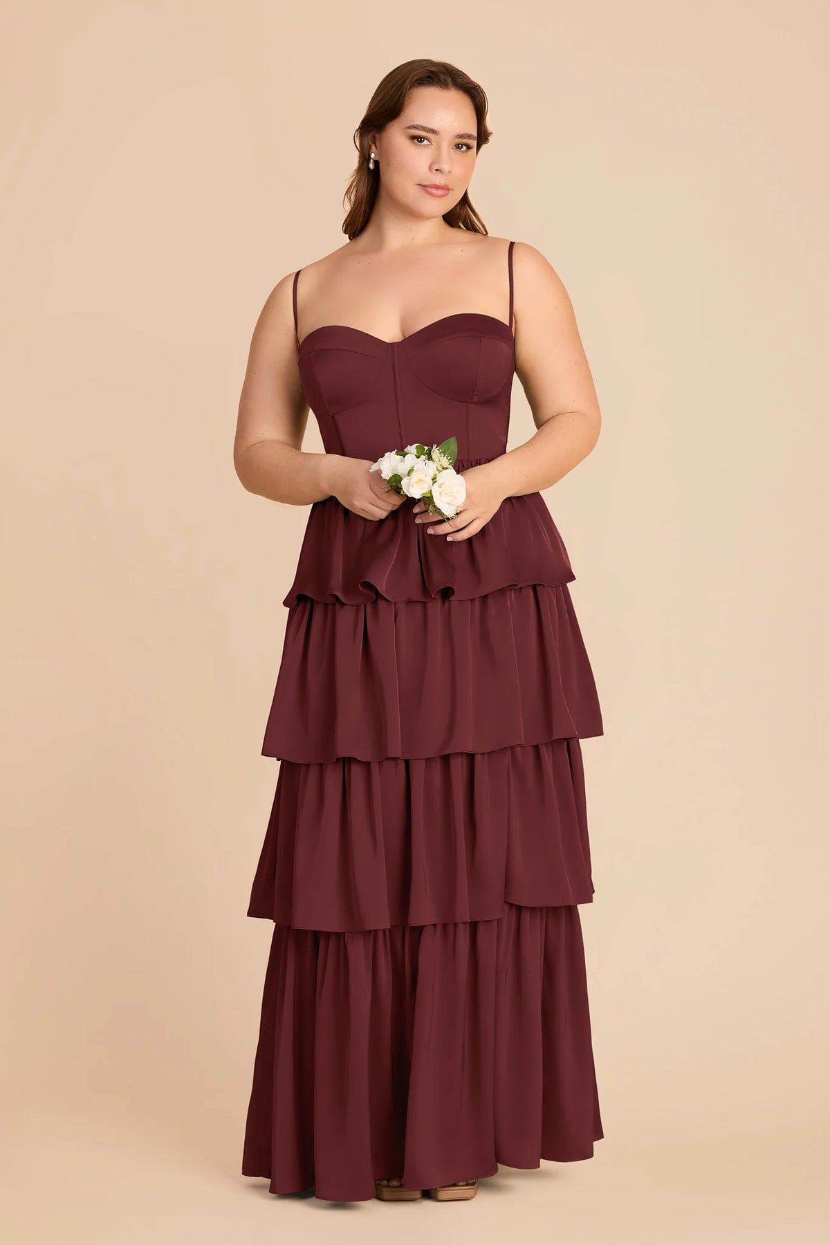 Calista Cabernet alternate view 5 bridesmaid dress