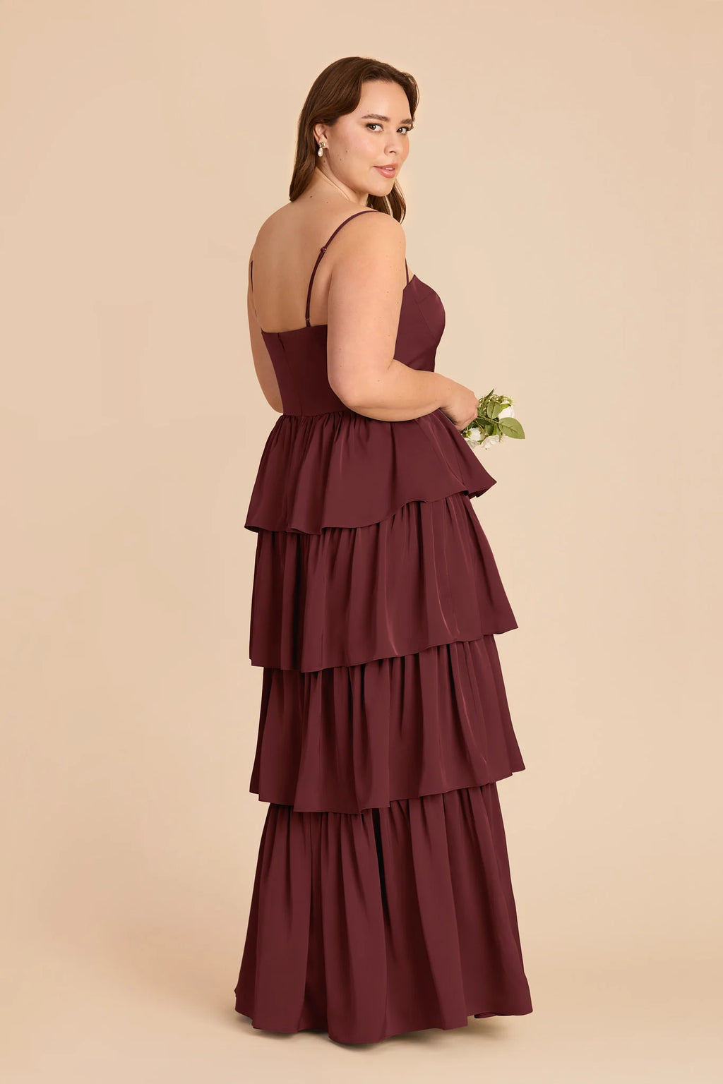 Calista Cabernet alternate view 6 bridesmaid dress