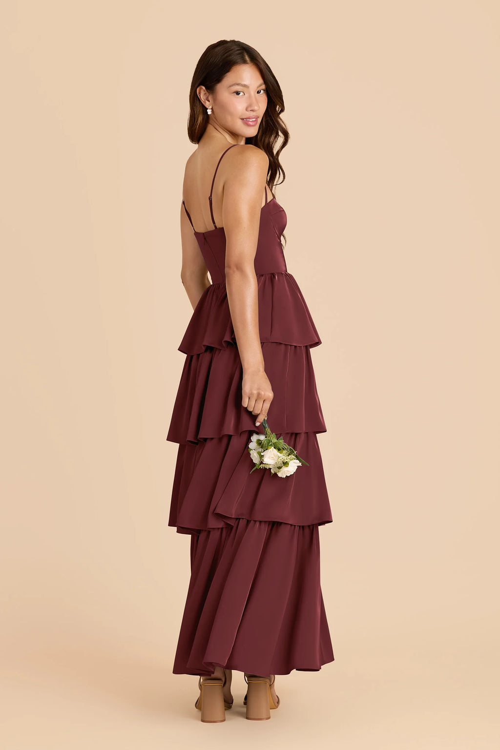 Calista Cabernet alternate view 3 bridesmaid dress