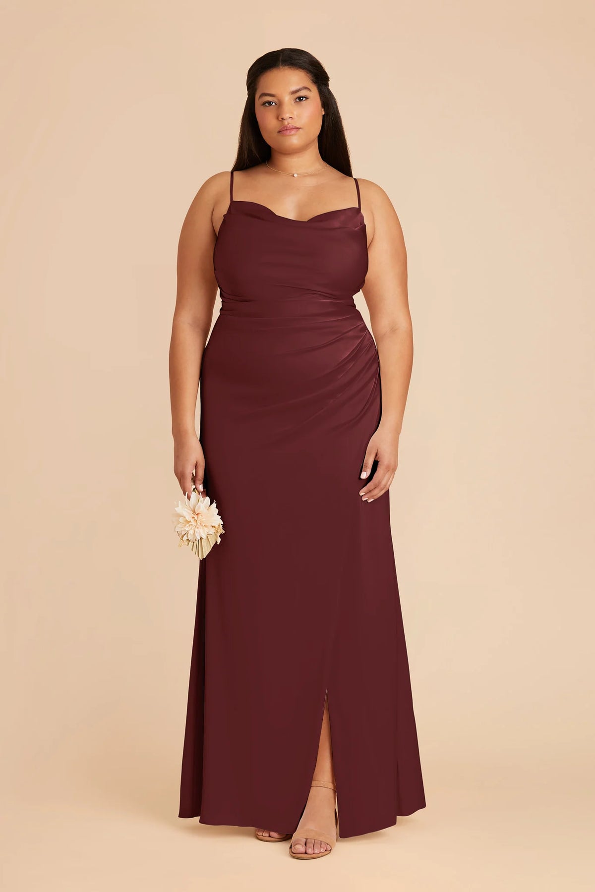 Sabine Cabernet alternate view 1 bridesmaid dress