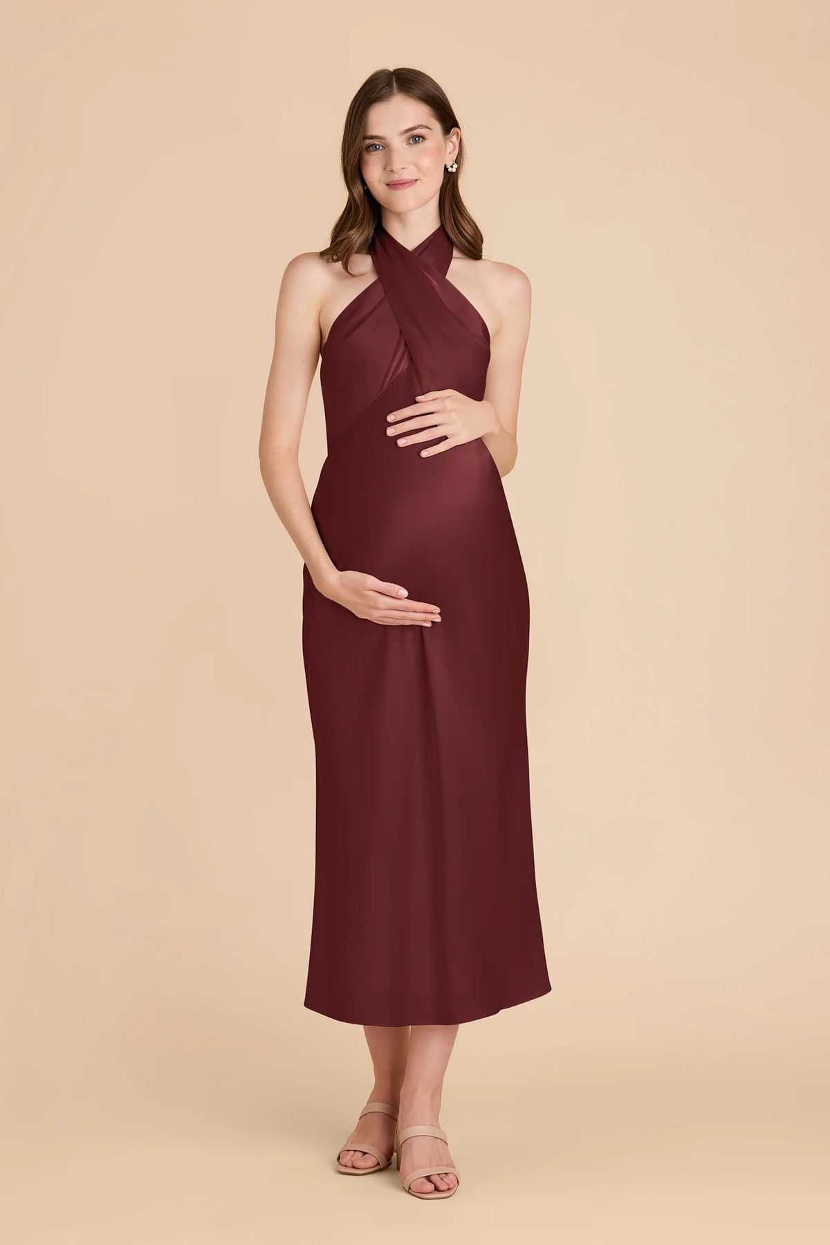 Seraphine Cabernet alternate view 1 bridesmaid dress