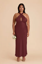 Seraphine Cabernet alternate view 2 bridesmaid dress