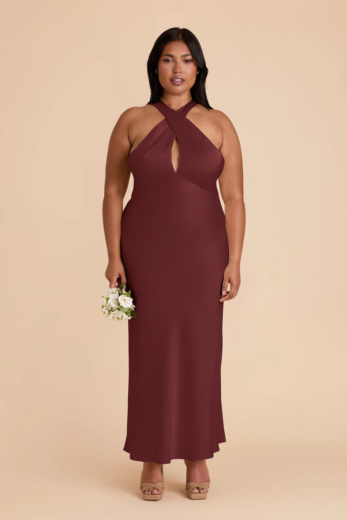 Seraphine Cabernet alternate view 2 bridesmaid dress