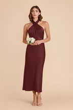 Seraphine Cabernet alternate view 3 bridesmaid dress