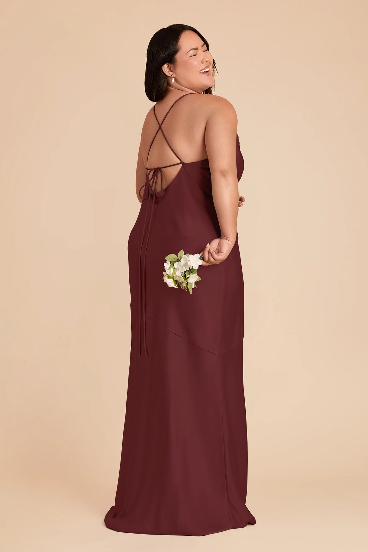 Estelle Cabernet alternate view 7 bridesmaid dress