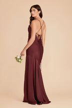 Estelle Cabernet alternate view 5 bridesmaid dress
