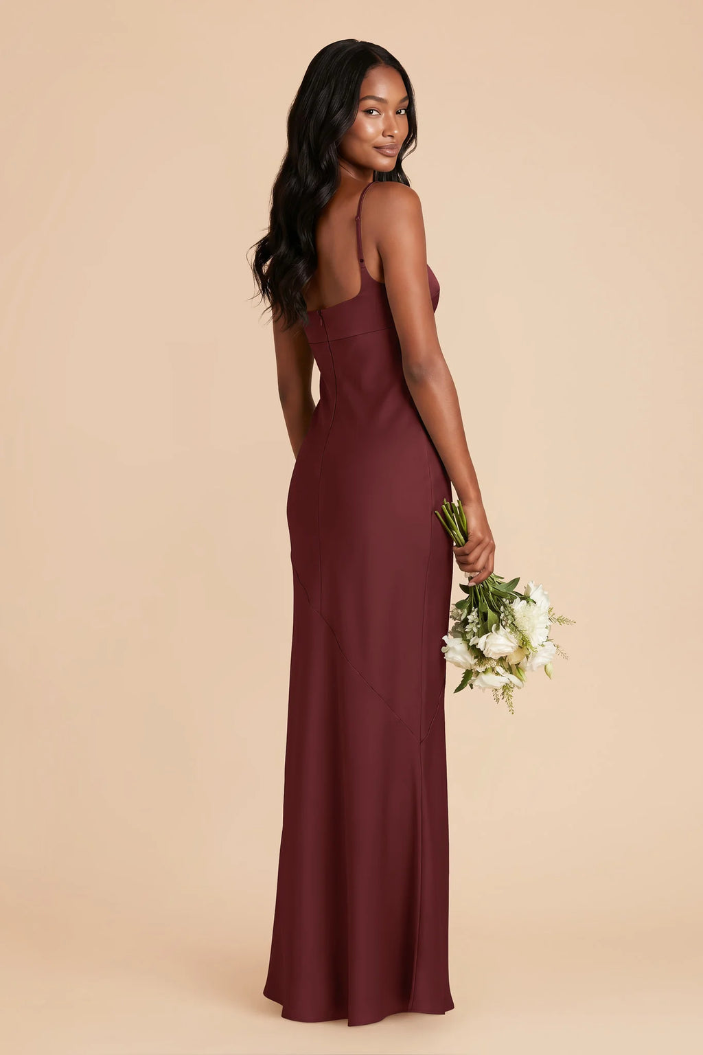 Noelle Cabernet alternate view 2 bridesmaid dress