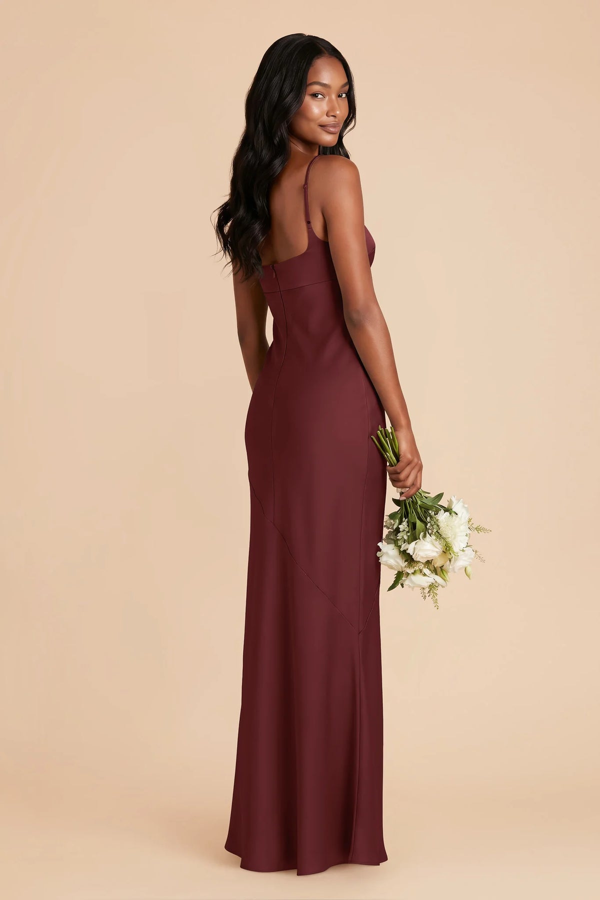 Noelle Cabernet alternate view 2 bridesmaid dress