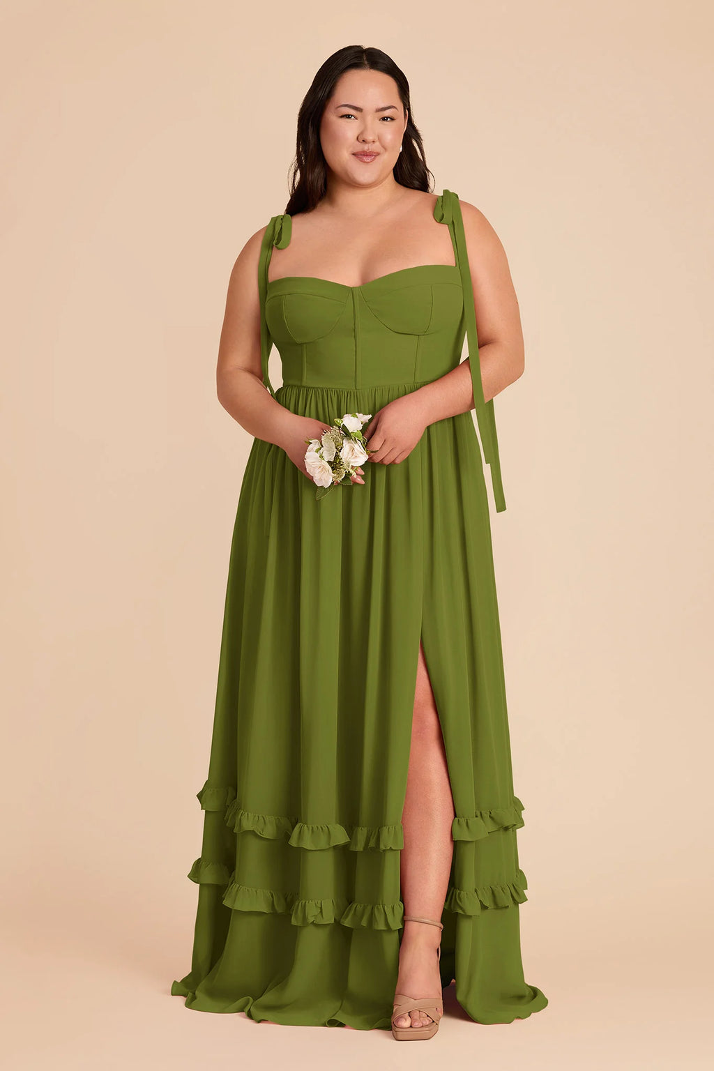 Daphne Cactus alternate view 1 bridesmaid dress