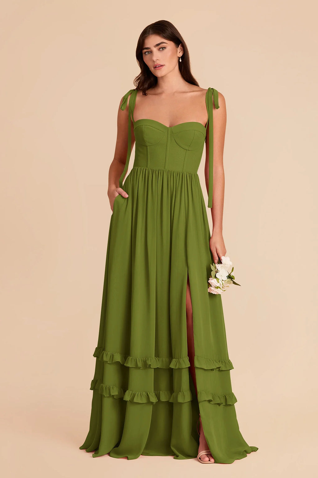 Daphne Cactus alternate view 3 bridesmaid dress
