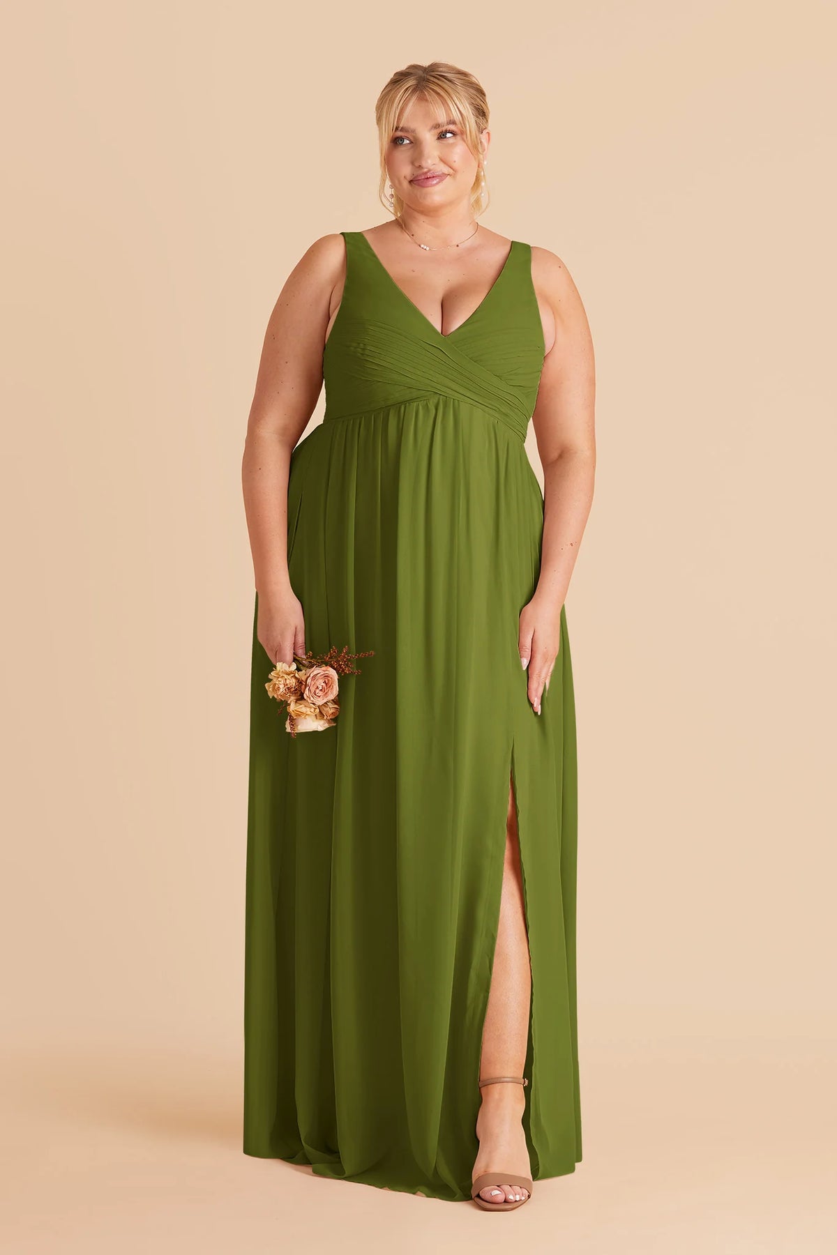 Annelise Cactus alternate view 1 bridesmaid dress