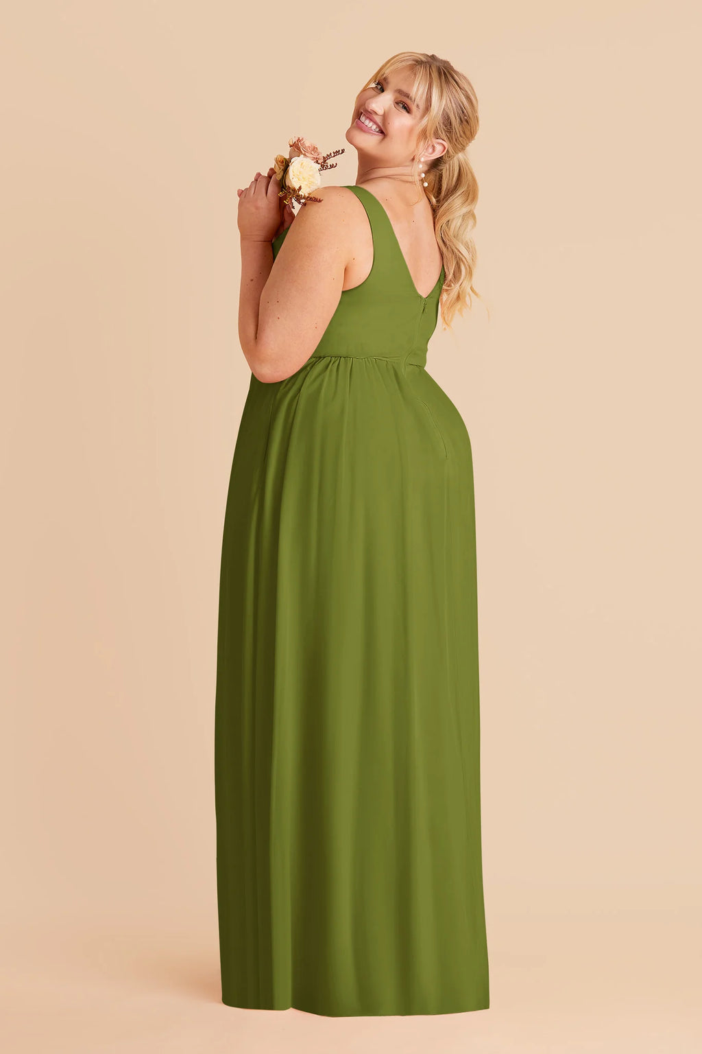 Annelise Cactus alternate view 4 bridesmaid dress