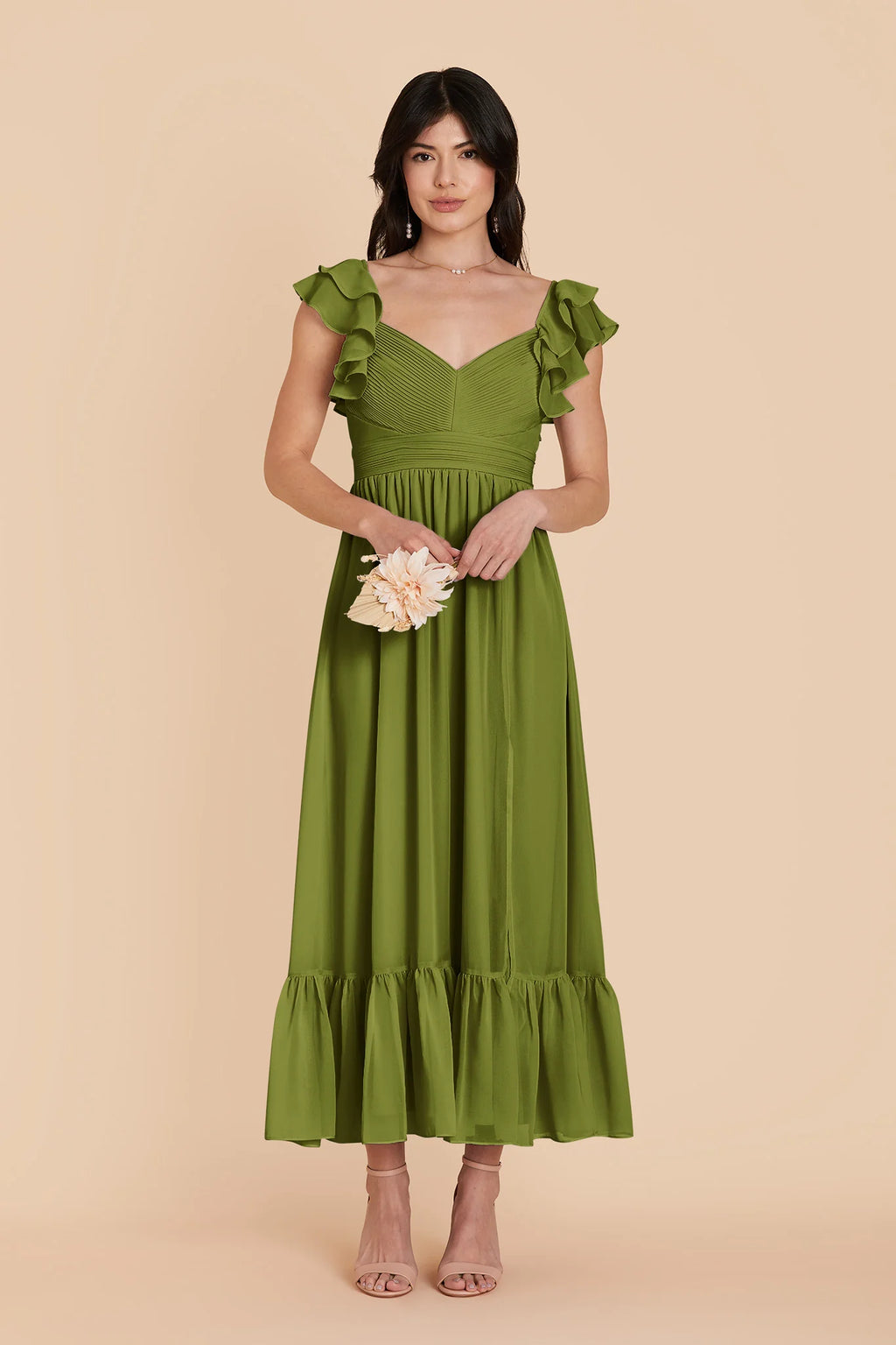 Talia Cactus alternate view 2 bridesmaid dress